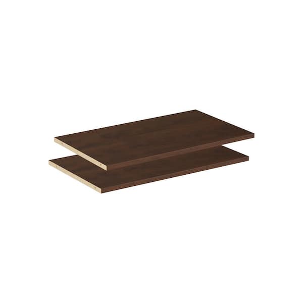 ClosetMaid Style+ Chocolate Shelf Kit for 25 in. W Style+ Tower (2-Pack)