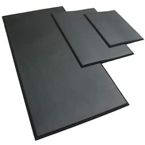 Comfort Cloud Black 24 in. x 36 in. Foam Comfort Mat