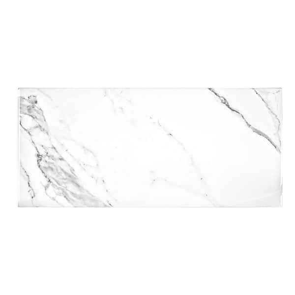 Winters Peak White 10 in. x 22 in. Subway Gloss Ceramic Wall Tile (14.80 sq. ft. /Case)