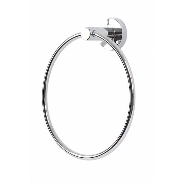 Venezia Towel Ring in Polished Chrome