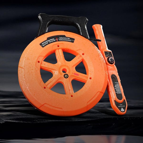 100 ft. PVC Pipe Locators, IP67 Waterproof Pipe Blockage Detector with Adjustable Sensitivity, Sewer Wall Scanner