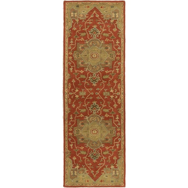 Artistic Weavers Demetrios Cherry 3 ft. x 8 ft. Indoor Runner Rug