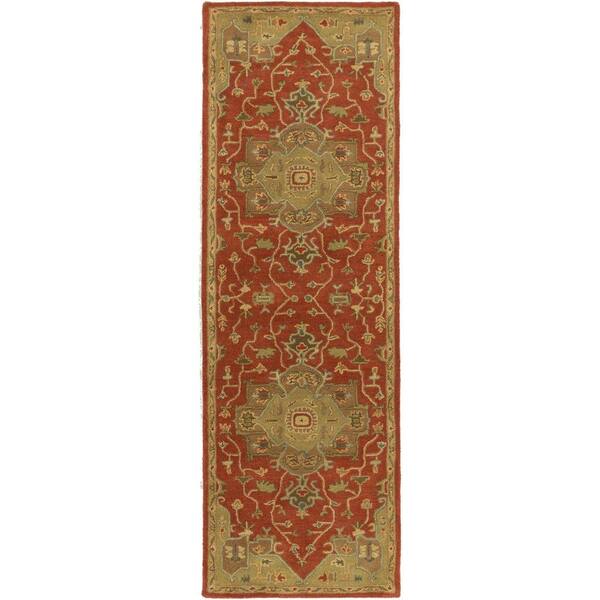 Artistic Weavers Demetrios Cherry 3 ft. x 12 ft. Indoor Runner Rug