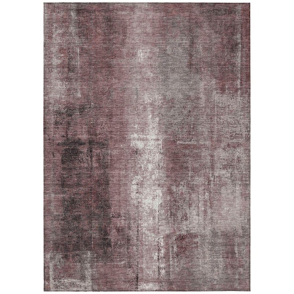 Chantille Machine Washable Indoor/Outdoor Abstract ACN1980 Blush 9 ft. x 12 ft. Area Rug