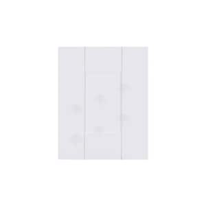 Anchester Shaker White Decorative Door Panel 12-in. W x 18-in H x 0.75-in D
