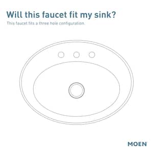 Align 8 in. Widespread 2-Handle Bathroom Faucet Trim Kit in Brushed Nickel (Valve Not Included)