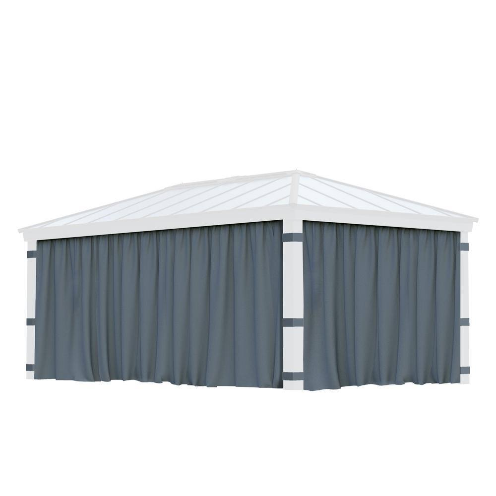 Curtain Set for Dallas 12 ft. x 20 ft. Outdoor Gazebo price history on PriceWatchPro