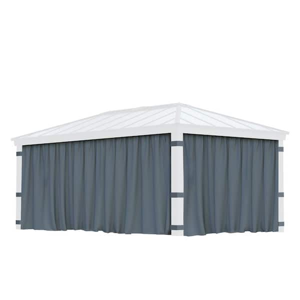 CANOPIA by PALRAM Curtain Set for Dallas 12 ft. x 20 ft. Outdoor Gazebo