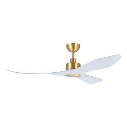 Westerly 60 in. Outdoor Brass Ceiling Fan Eglo Ceiling Fans Without Lights