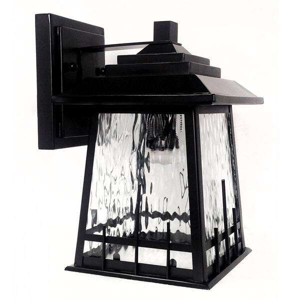 Springdale Lighting Rainier Oil Rubbed Bronze Outdoor Integrated LED Wall Lantern Sconce