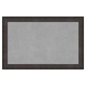 Dappled Black Brown 45 in. x 29 in. Framed Magnetic Board