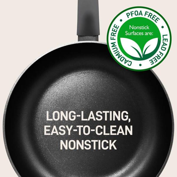 NutriChef Nonstick Stove Top Grill Pan - PTFE/PFOA/PFOS Free Need