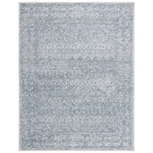 Marquee Blue/Gray 8 ft. x 10 ft. Abstract Gradient Area Rug