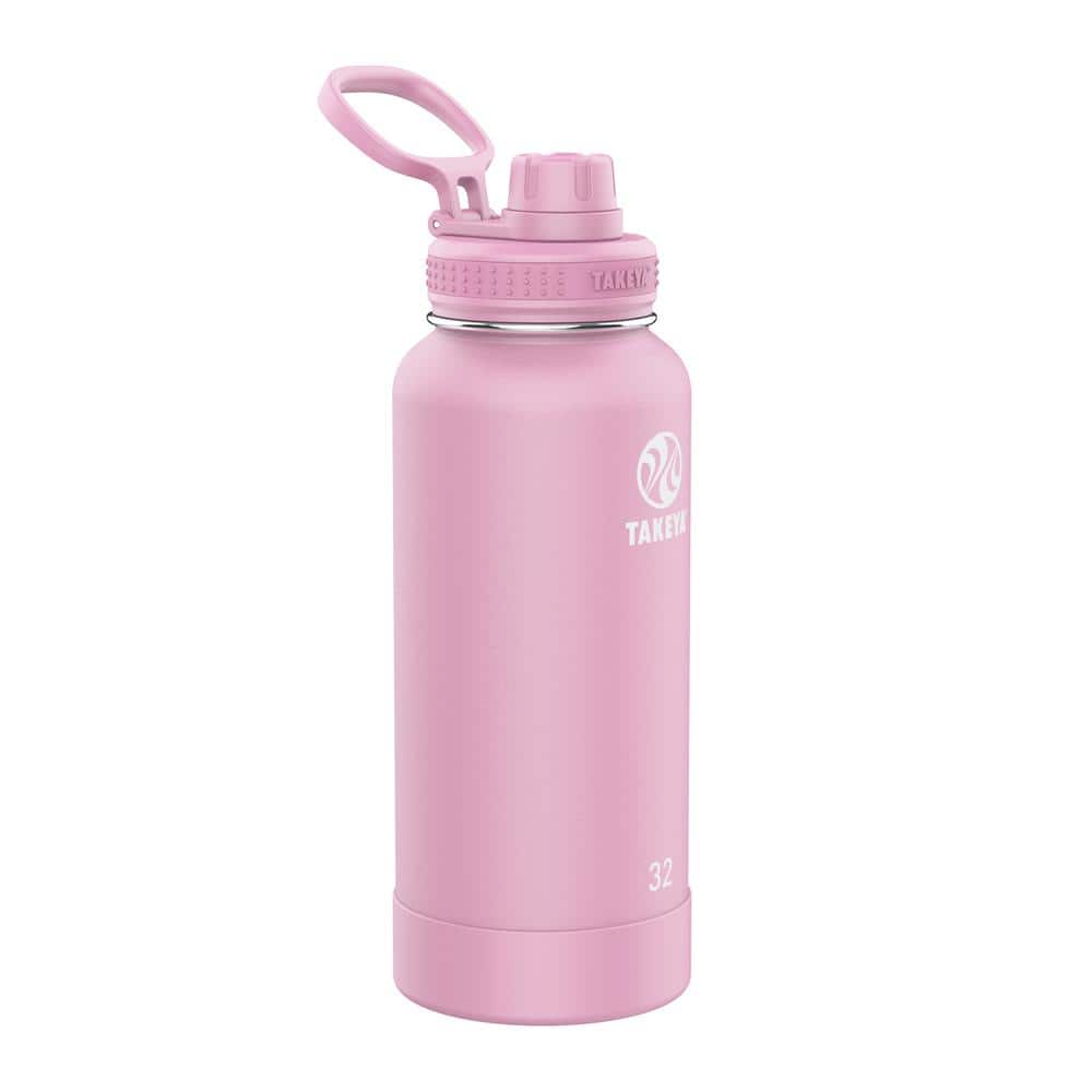 Wholesale Apana Glass Water Bottle- 32oz- Pink/Purple PINK LADY