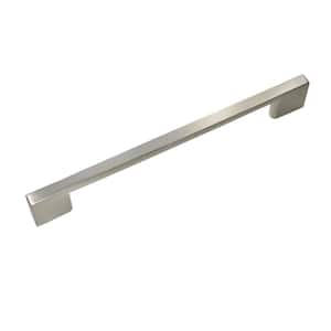 Brax II Cabinet Center-to-Center Pull, Brushed Nickel, 6.3" Center-to-Center