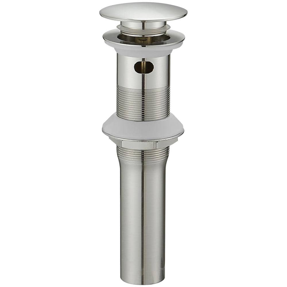 Bathroom Sink Pop-Up Drain With Overflow in Brushed Nickel price history on PriceWatchPro