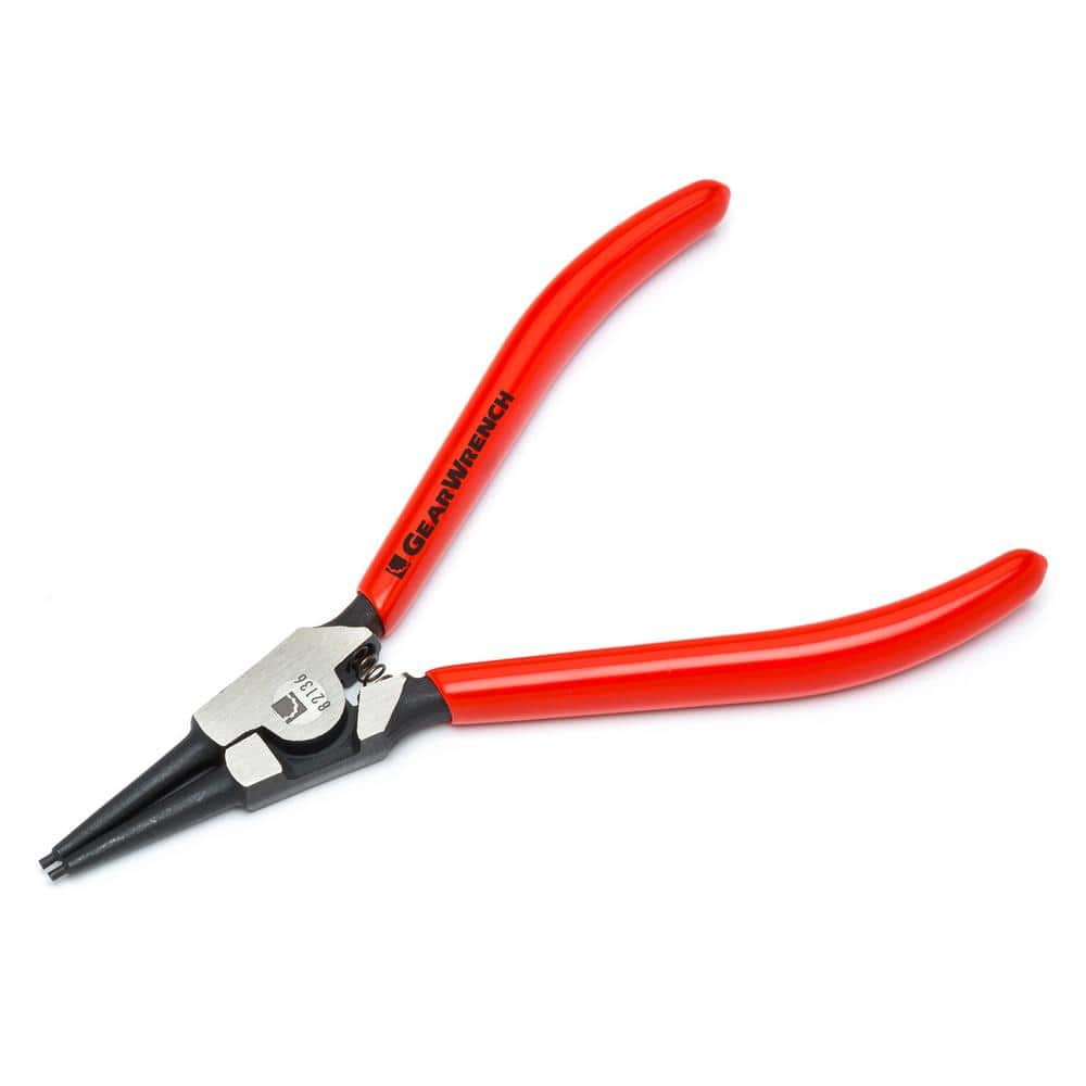 GEARWRENCH 7 in. Straight Fixed Tip External Snap Ring Pliers