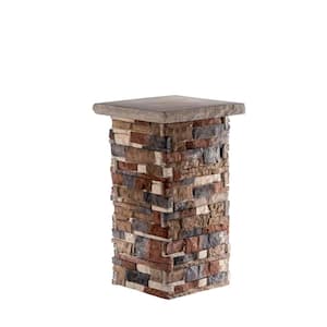 18 in. x 36 in. Monument Valley with a Sand Flat Cap Stone Pillar Kit