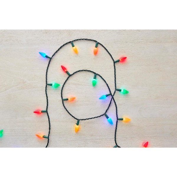 50-Light LED Multi-Color Ceramic String Light