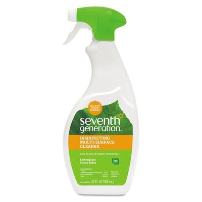 26 oz. Lemongrass Scent Disinfecting Spray Cleaner (Case of 8)