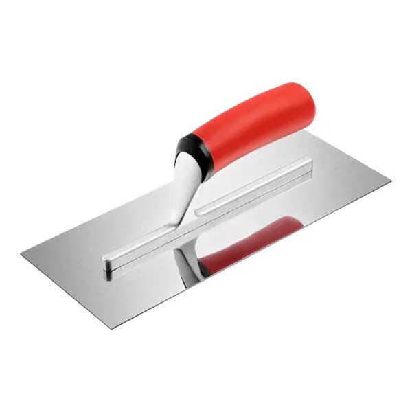 10.9 in. x 4.4 in. Tile Tools Stainless Steel Flat Finishing Trowel Concrete