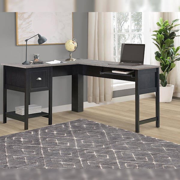 SAINT BIRCH Ansel Espresso Wood Writing Desks With