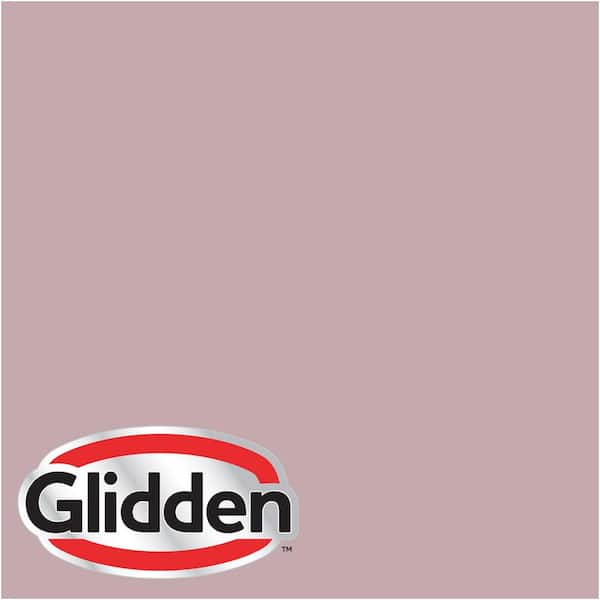 Glidden Premium 1 gal. #HDGR23 Soft Mulberry Mauve Satin Interior Paint with Primer