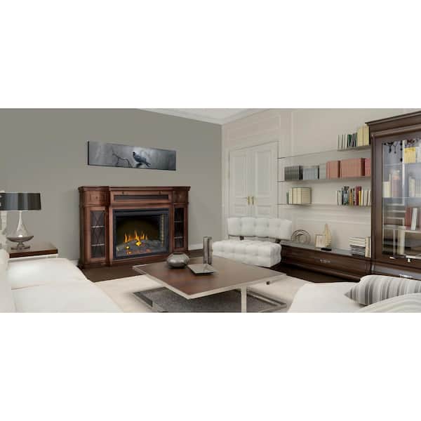 NAPOLEON The Colbert 33 in. Media Package Electric Fireplace in Antique Mahogany (2-Cartons)