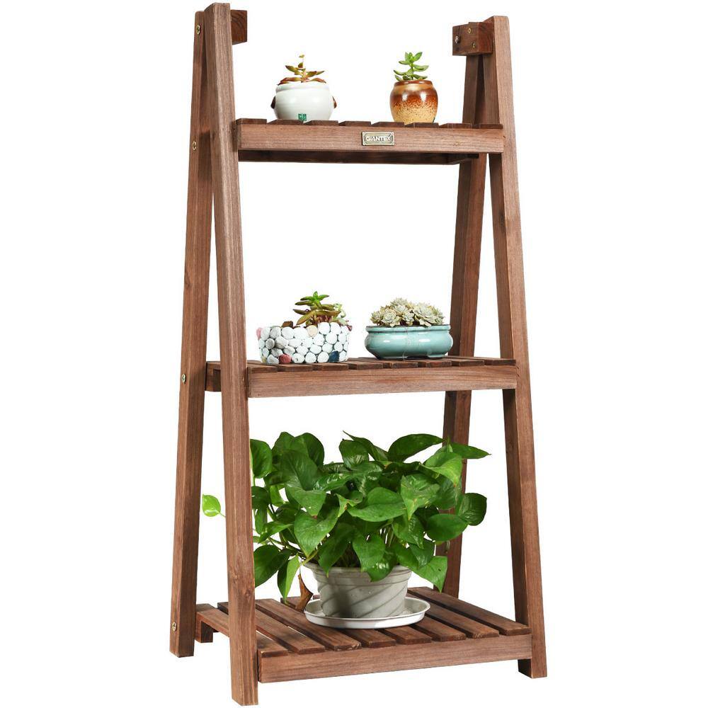 Garden Pastoral Plant Stand Rack 2 3 4 Tiers Display Indoor Outdoor Standing 