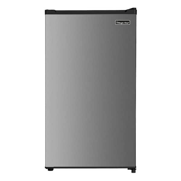 Magic Chef 3.2 cu. ft. Refrigerator in Platinum Steel