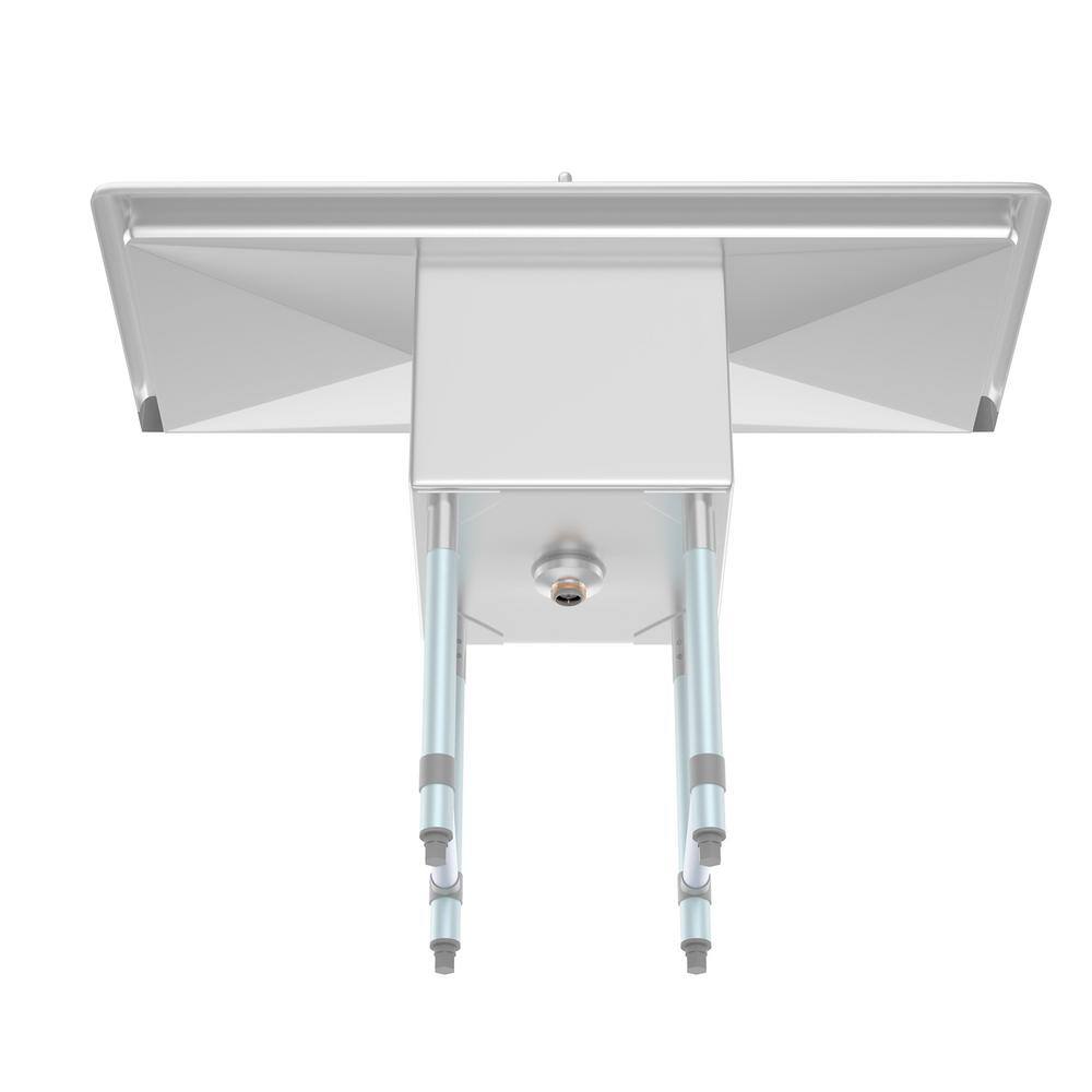 Stainless Steel Commercial Kitchen Prep Sink with Dual Drainboards