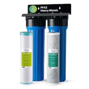 SimPure 3-Stage Whole House Well Water Filter System - 150,000 Gal Capacity, 15 GPM Flow Rate