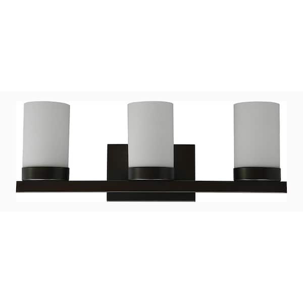 Filament Design 3-Light Old Silver Bath Light