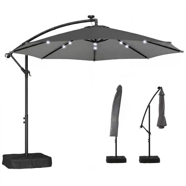 extending patio umbrella 13' Octagon Ultra Cantilever Upgrade your pool or patio with PURPLE LEAFs luxury telescopic cantilever umbrella Rectangular Heavy Duty Cantilever Umbrella,UV-Resistant