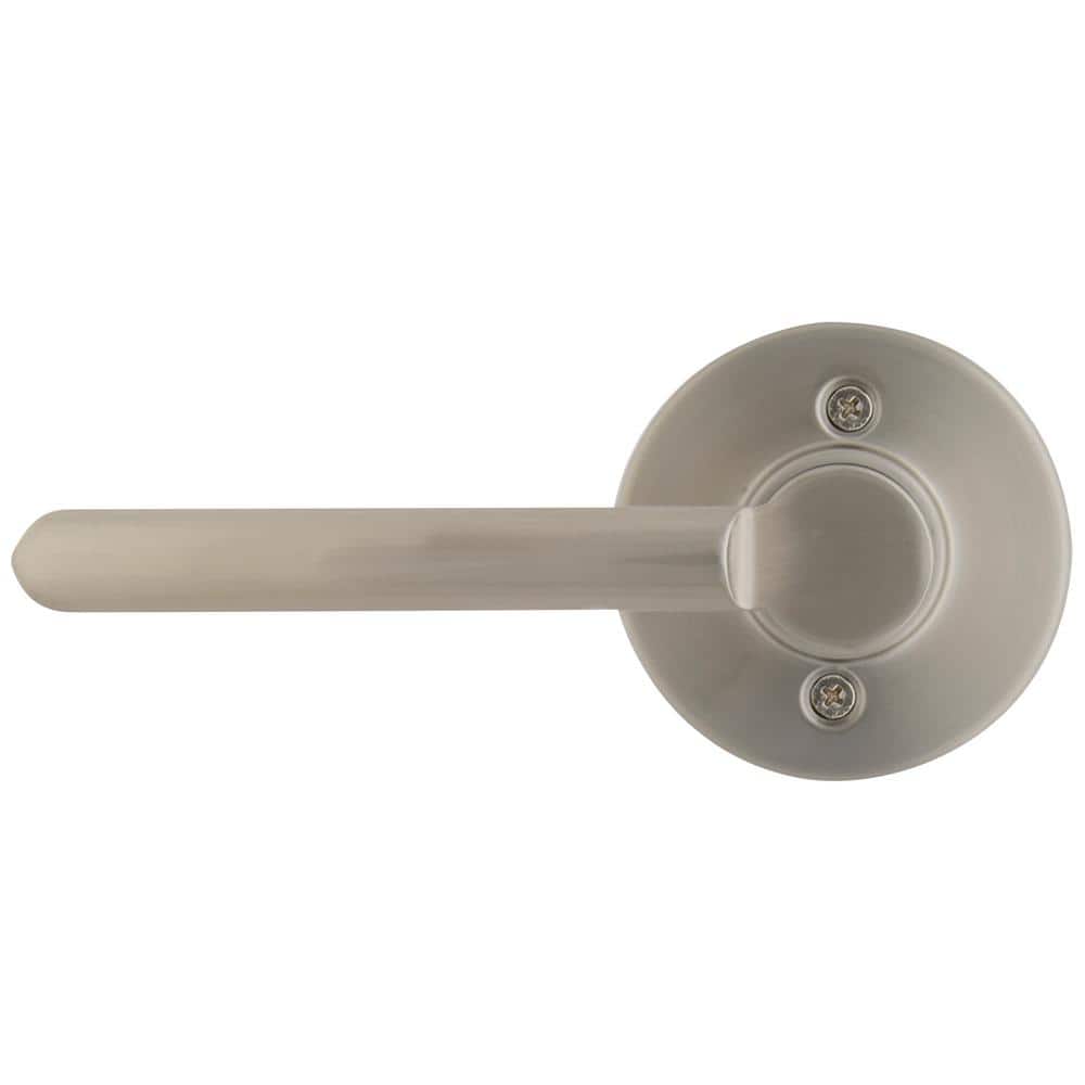 Tonebridge Satin Nickel Dummy Door Lever with Round Rose