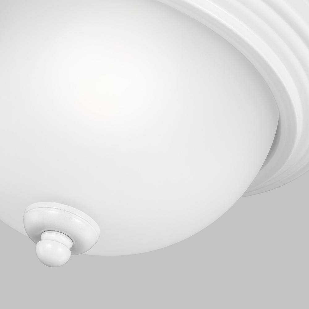 Geary White 10.5" Energy Star LED Ceiling Flush Mount