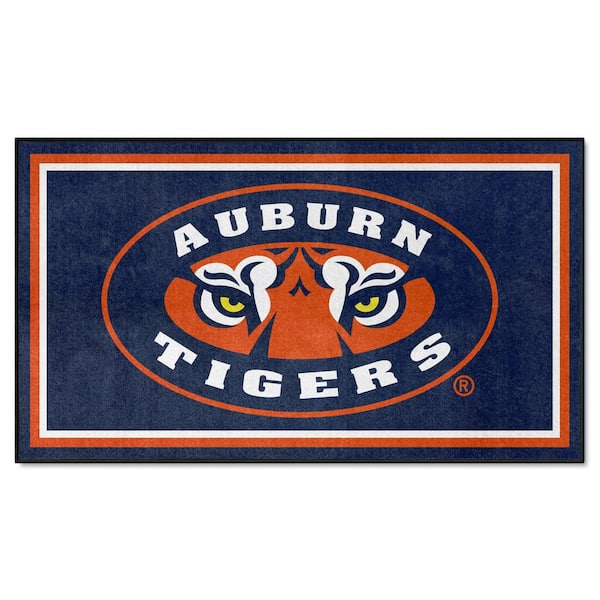 FANMATS NCAA Auburn University 3 ft. x 5 ft. Ultra Plush Area Rug