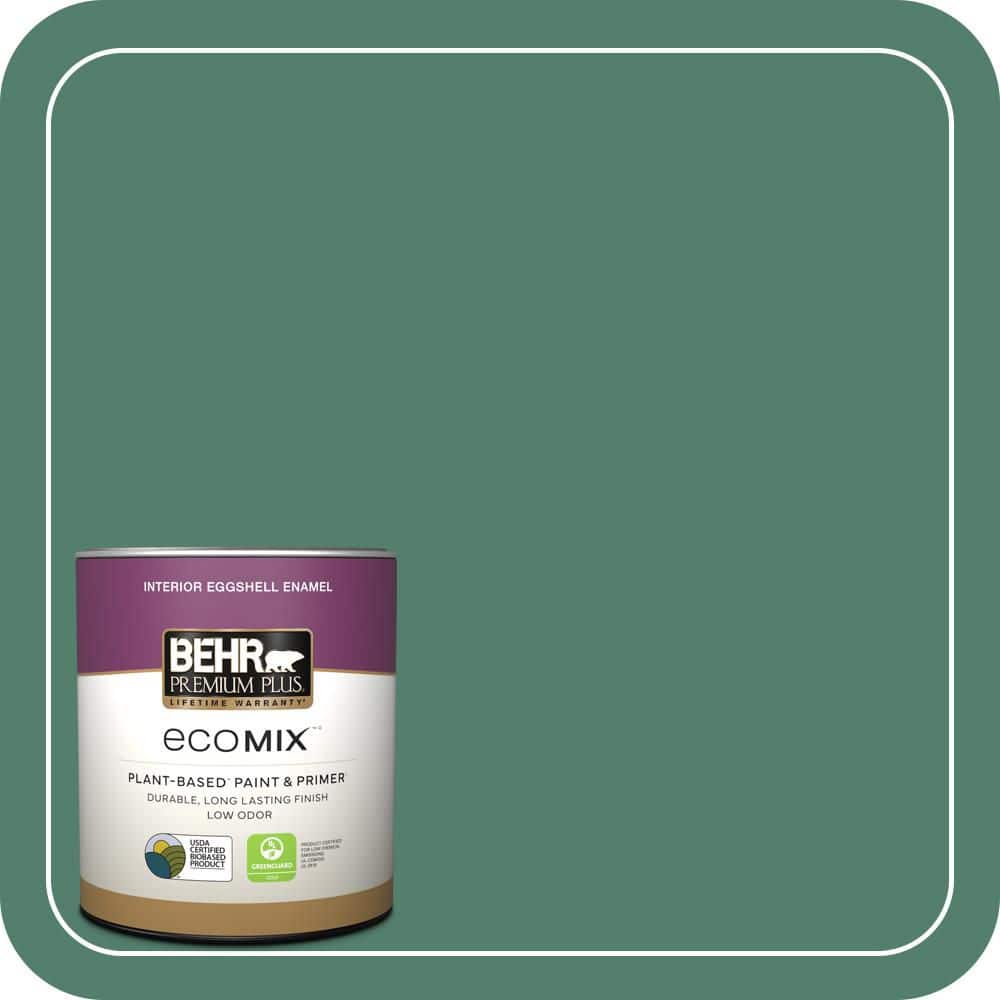1 qt. #M430-6 Park Bench Eggshell Enamel EcoMix Plant-Based Interior Paint & Primer price history on PriceWatchPro