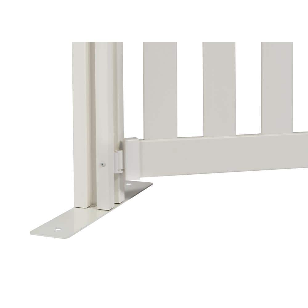 Davidson White Vinyl 5.5-ft Wide Portable Event Fence Kit