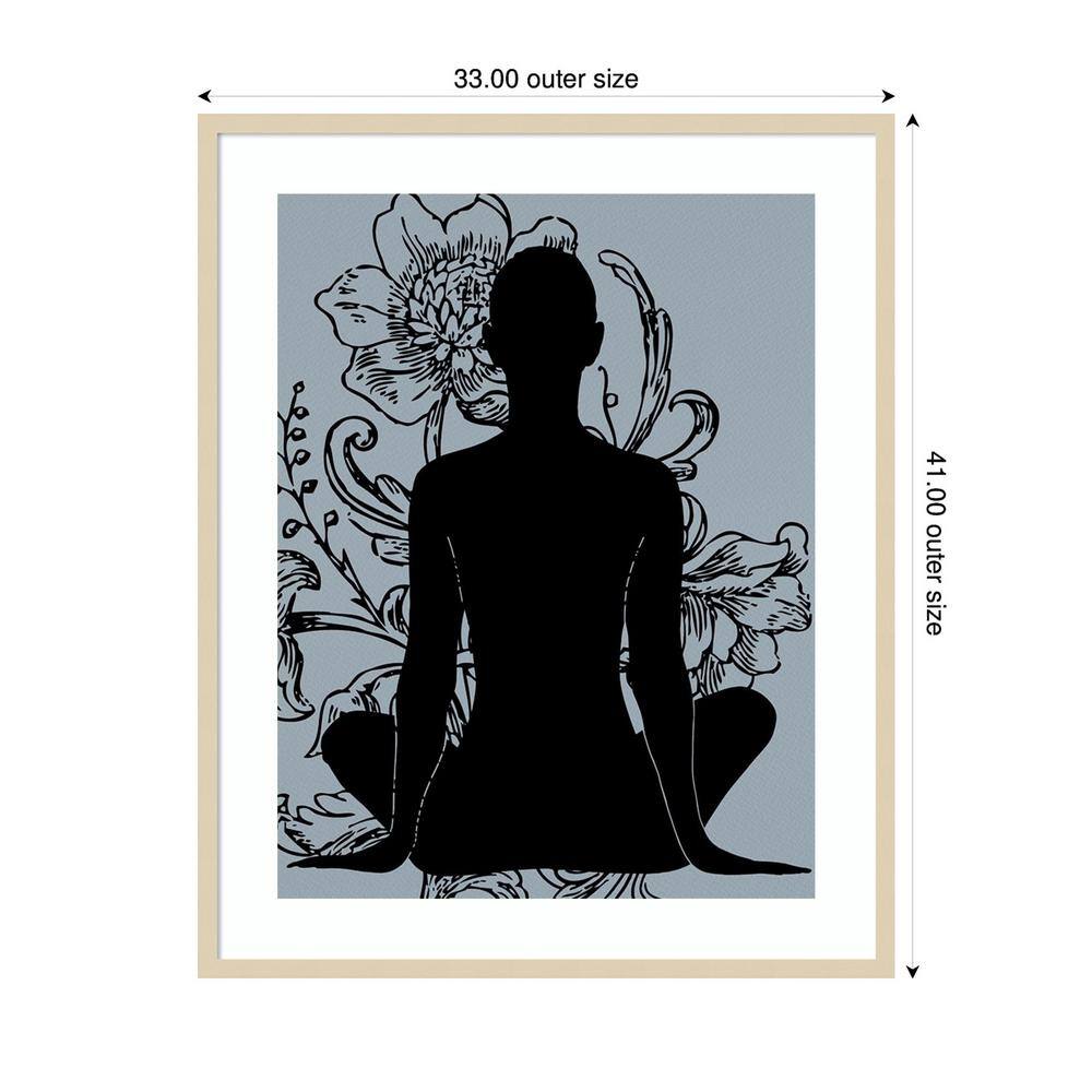 Be Bold II Abstract Seascape Blue and White Framed Print