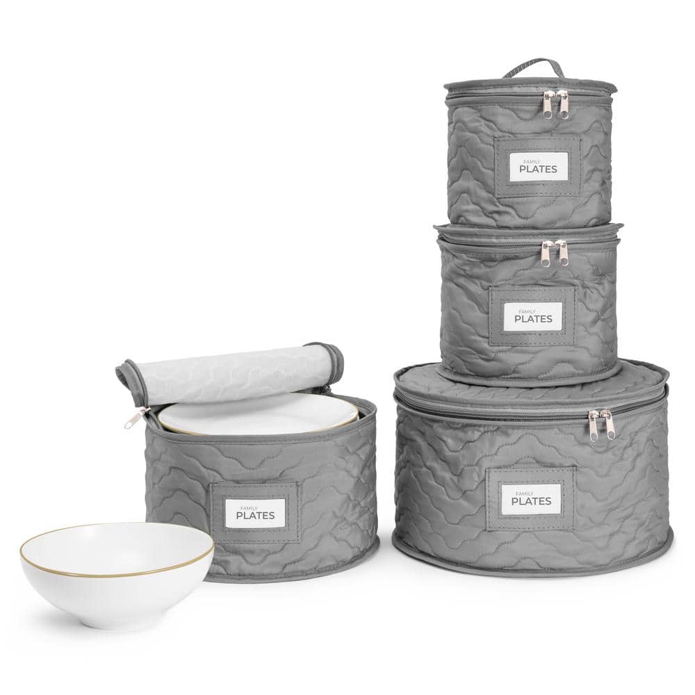 China Storage Containers-Quilted Dish Storage Containers for Organizing, Gr