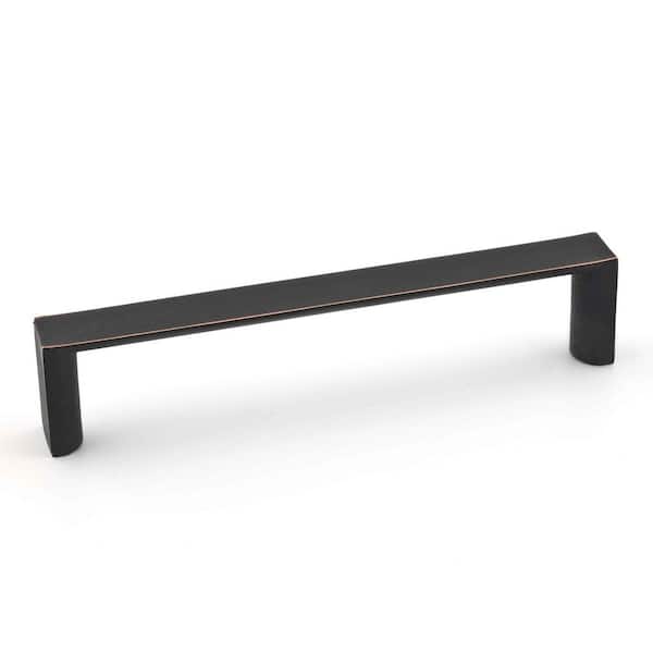 Richelieu Hardware Megantic Collection 3 3/4 in. (96 mm) Brushed Oil-Rubbed Bronze Modern Cabinet Bar Pull