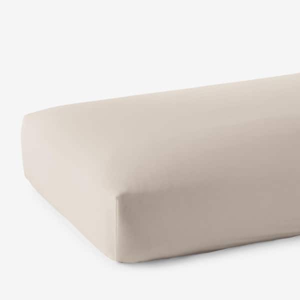 The Company Store Legends Hotel Alabaster 450-Thread Count Wrinkle-Free Supima Cotton Sateen Full Fitted Sheet