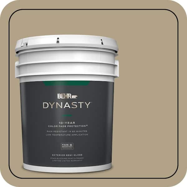 BEHR DYNASTY 5 gal. Home Decorators Collection #HDC-NT-12 Curly Willow Semi-Gloss Enamel Exterior Stain-Blocking Paint & Primer