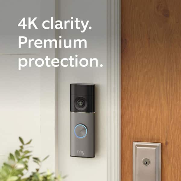 Ring Battery Doorbell Pro - Wireless Retinal 4K with wide-angle