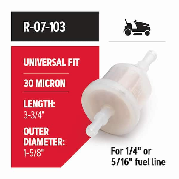 home depot inline fuel filter