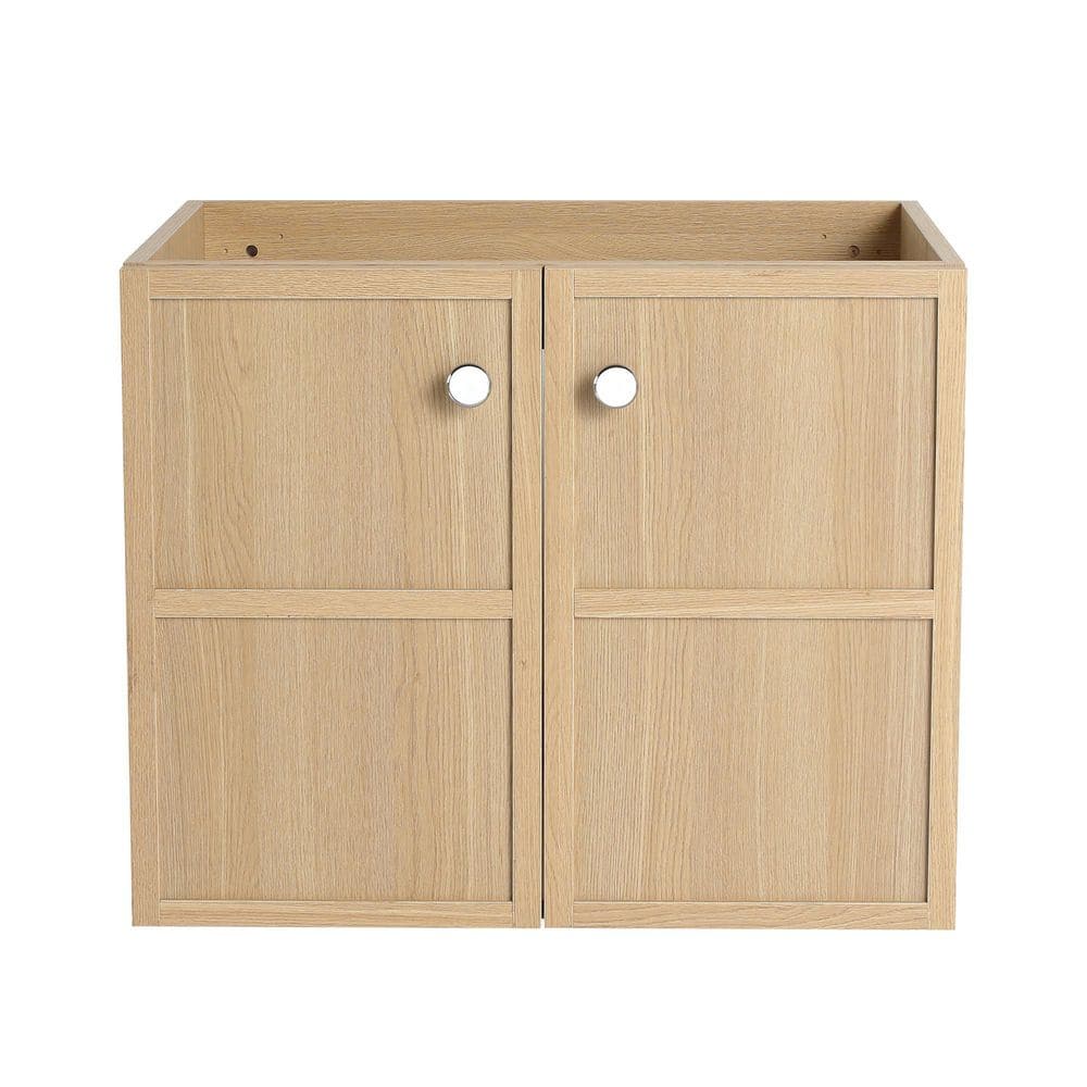 23.44 in. Bath Vanity Cabinet without Top in Oak Unassembled
