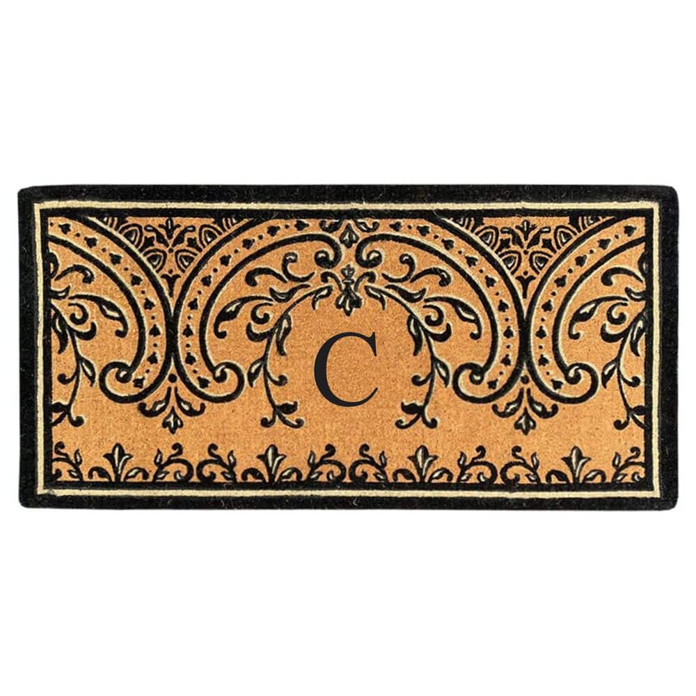 Heavy Duty Coir Easton 36 in. x 72 in. Monogrammed C Door Mat price history on PriceWatchPro
