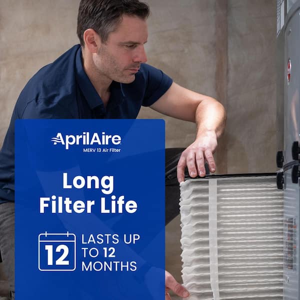 AprilAire 513 31 in. x 28 in. x 4 in. MERV 13 FPR 12+ Pleated Air