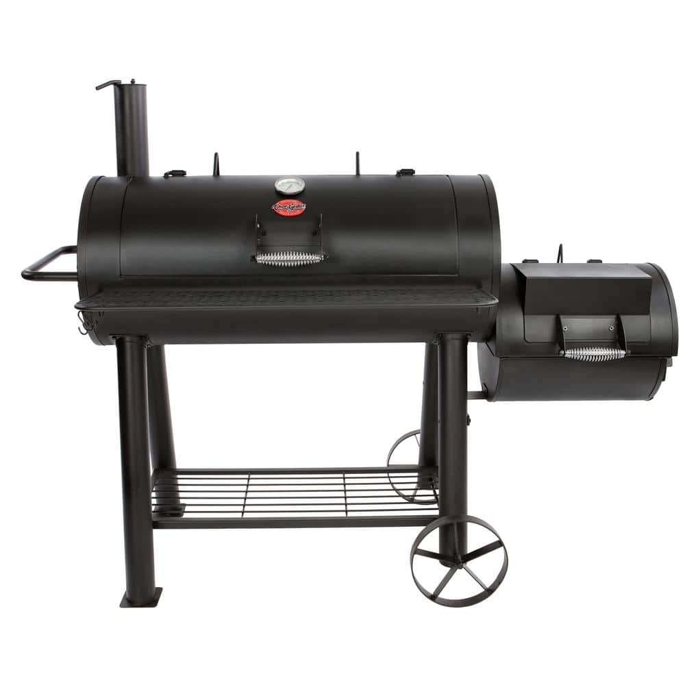 UPC 789792081250 product image for 1012 sq. in. Competition Pro Offset Charcoal Grill or Wood Smoker in Black | upcitemdb.com